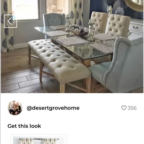 Like new Ballard designs drapes 4 108”long Bingham Printed Damask Draper… - Picture 3 of 12